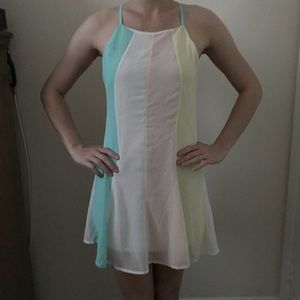 Nasty Gal pastel party dress